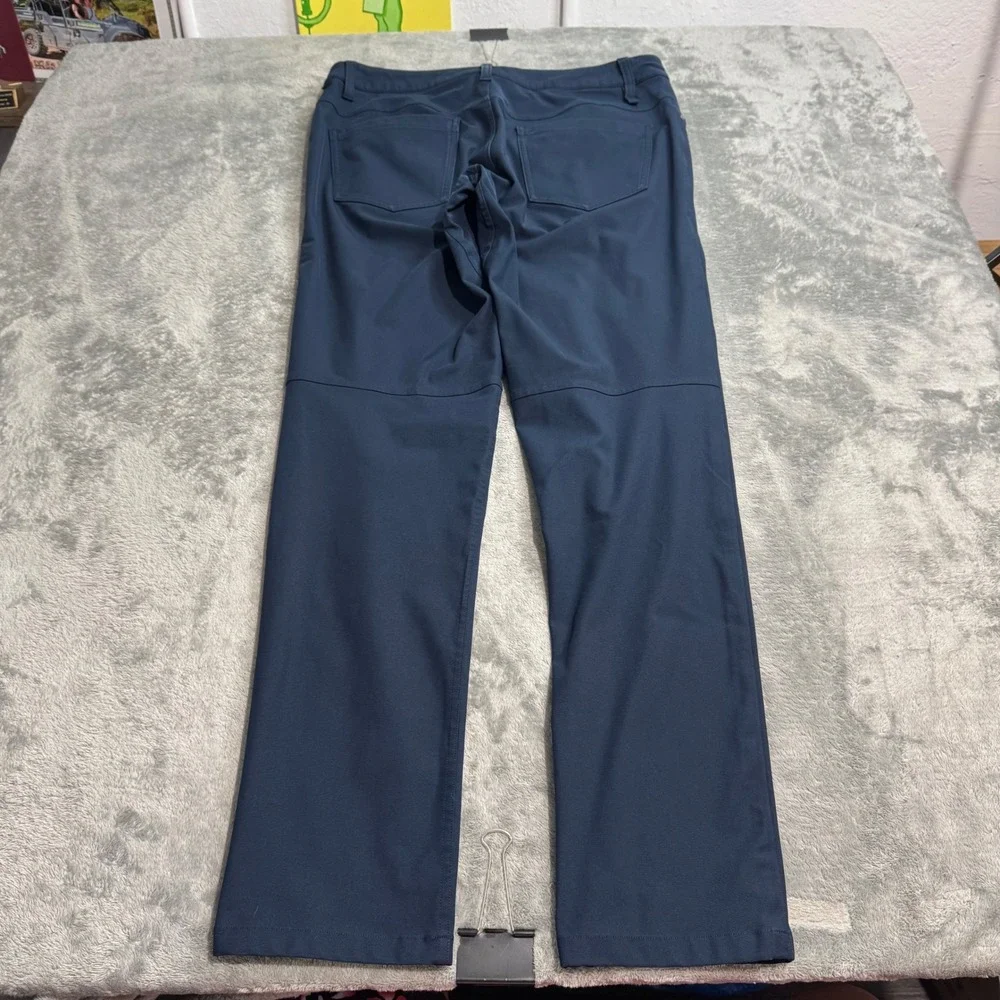 Lululemon ABC Pant Slim Warpstreme Navy Blue Mens 30 (31x29) LM5704S